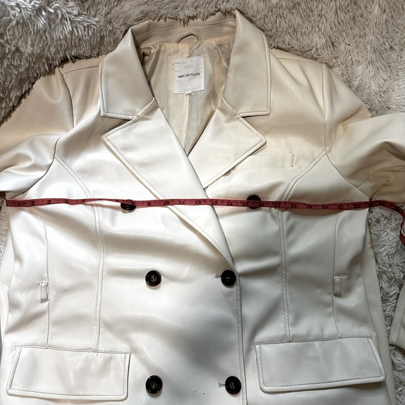 Anthropologie Avec Les Filles faux leather Trench Coat - Picture 12 of 15